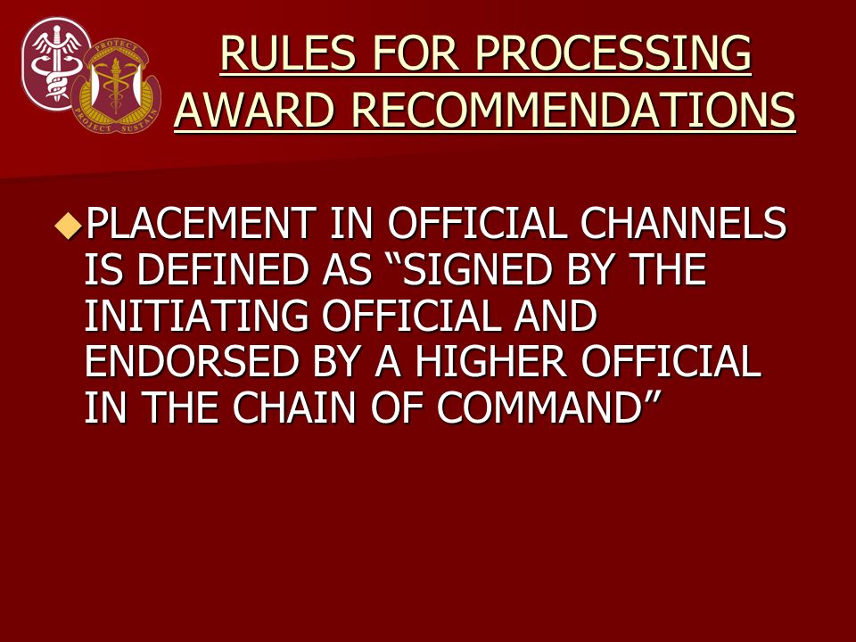 6 chains of command in the rules of engagement